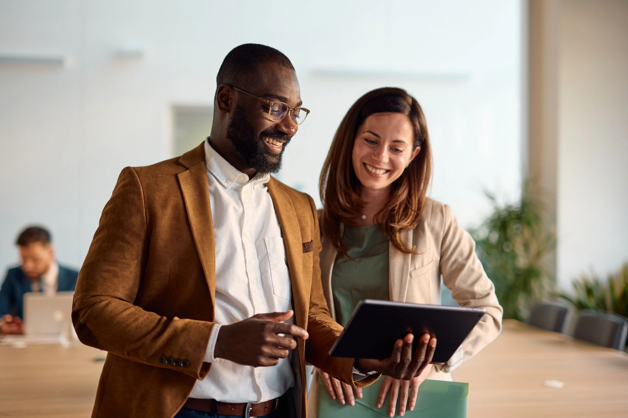 business support teamwork modern office